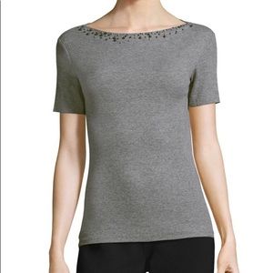 Elie Tahari Benson Knit Tee